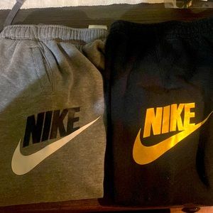 Boys Nike cotton jogger sweatpants 2 pairs